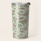 Midnight Swim | Dusty Sunset Palette | Ocean Shark Art Travel Mug Gallery Image 2