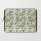 Midnight Swim | Dusty Sunset Palette | Ocean Shark Art Laptop Sleeve Gallery Image 1