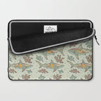 Midnight Swim | Dusty Sunset Palette | Ocean Shark Art Laptop Sleeve Gallery Image 2