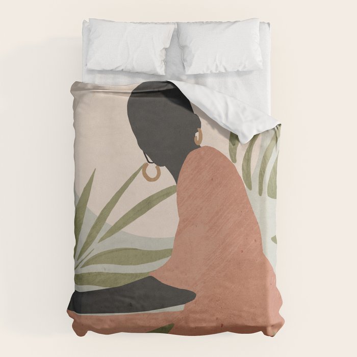 Tropical Girl 21 Duvet Cover Gallery Image 6