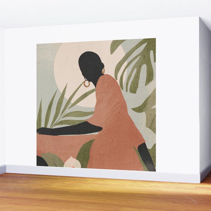 Tropical Girl 21 Wall Mural Gallery Image 2