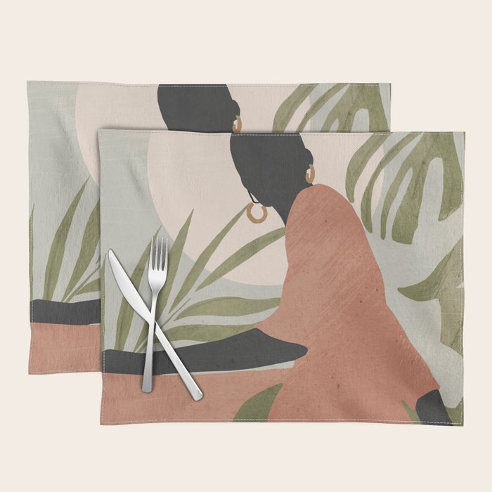 Tropical Girl 21 Placemat Gallery Image 1