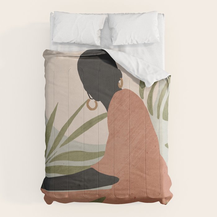 Tropical Girl 21 Comforter Gallery Image 1