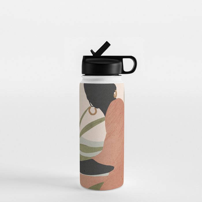 Tropical Girl 21 Water Bottle Gallery Image 1