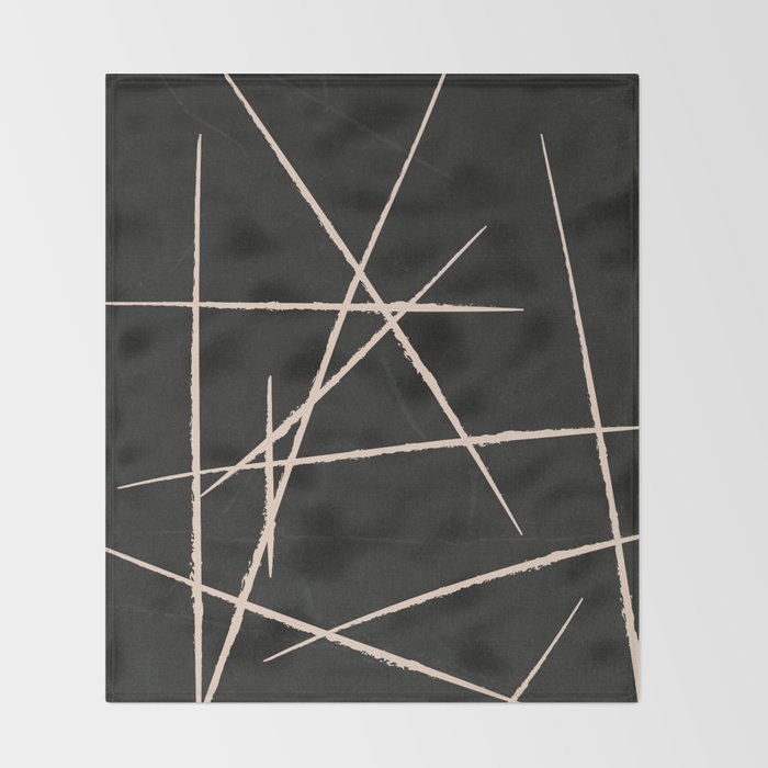 Abstract Minimal Art 28 Throw Blanket Gallery Image 2