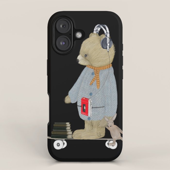 skate bear iPhone Case Gallery Image 1