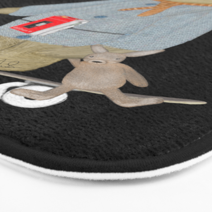 skate bear Bath Mat Gallery Image 3