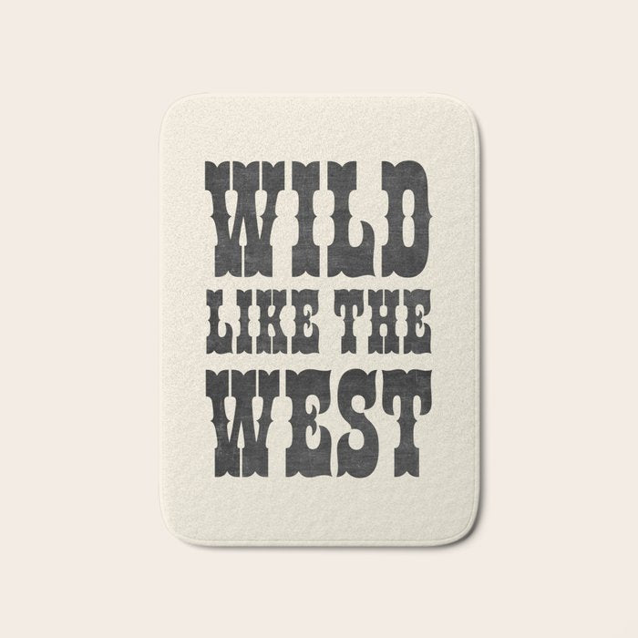 Wild Like The West Bath Mat Gallery Image 1