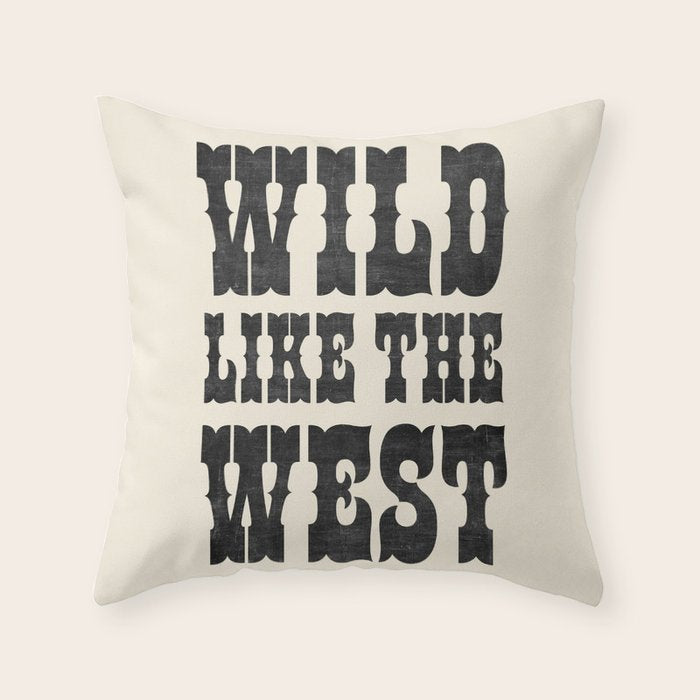 Wild Like The West Throw Pillow Gallery Image 6