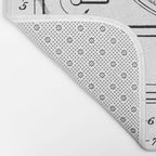Record Player Patent - Vinyl Fan Music Lover Art - White Bath Mat Gallery Image 2