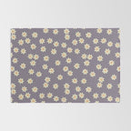 Tiny Flowers / Lavender & Orange Rug Gallery Image 2