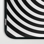 Black And White Op Art Spiral Laptop Sleeve Gallery Image 3