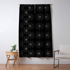 Minimalist Starburst Pattern VII Window Curtain Gallery Image 5