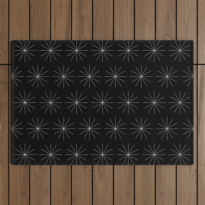 Minimalist Starburst Pattern VII Outdoor Rug Gallery Image 1