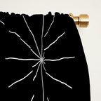 Minimalist Starburst Pattern VII Window Curtain Gallery Image 2