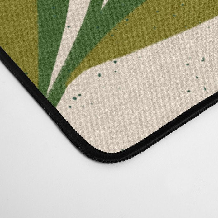 Pink, Green and Blue Folk Art Floral  Desk Mat Gallery Image 4
