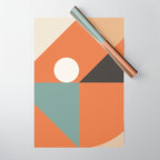 Mid Century 08D Wrapping Paper Gallery Image 1