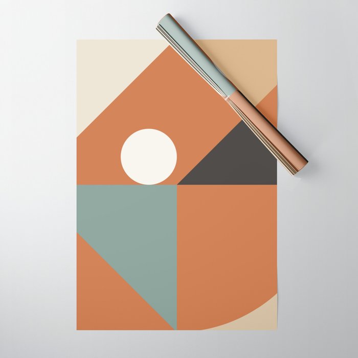 Mid Century 08D Wrapping Paper Gallery Image 1