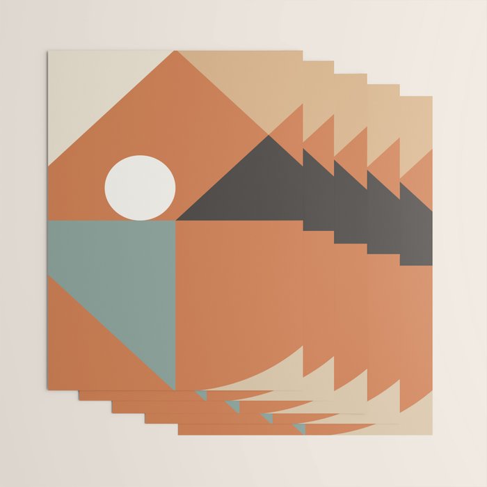 Mid Century 08D Wrapping Paper Gallery Image 3