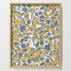 Simplistic silhouette flowers YB Serving Tray Gallery Image 1