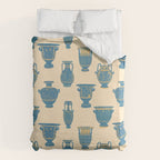 Terracotta Vessels from Italy Duvet Cover Gallery Image 6