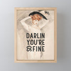 Darlin You're So Fine Mini Art Print Gallery Image 1