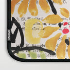 Gouache 2, still life: flowers in a vase with striped wallpaper Laptop Sleeve Gallery Image 3