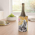Gouache 2, still life: flowers in a vase with striped wallpaper Wine Chiller Gallery Image 4