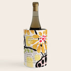 Gouache 2, still life: flowers in a vase with striped wallpaper Wine Chiller Gallery Image 2