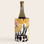 Gouache 2, still life: flowers in a vase with striped wallpaper Wine Chiller Gallery Image 1