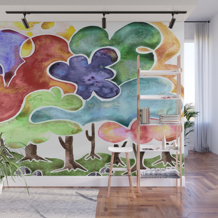 Loopy Beauties Wall Mural Gallery Image 1