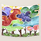 Loopy Beauties Wall Tapestry Gallery Image 4