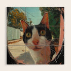 Peeping II Wood Wall Art Gallery Image 1