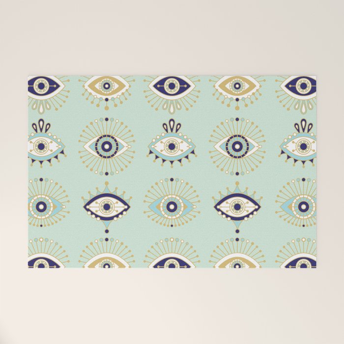 Evil Eye Collection Welcome Mat Gallery Image 1