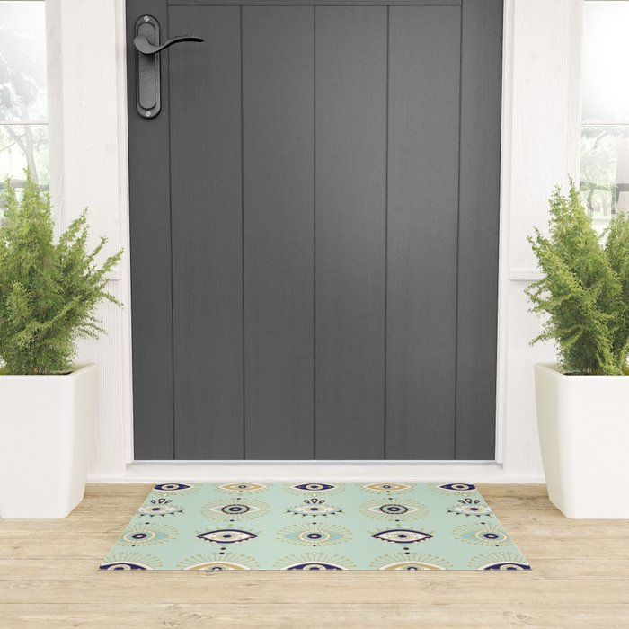 Evil Eye Collection Welcome Mat Gallery Image 3