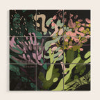 Forest Blooms Wood Wall Art Gallery Image 1
