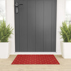 Vintage christmas deer animal pattern art Welcome Mat Gallery Image 3