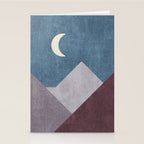 LANDSHAPES / Mountains - Night Stationery Card Gallery Image 2