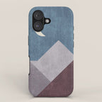 LANDSHAPES / Mountains - Night iPhone Case Gallery Image 1
