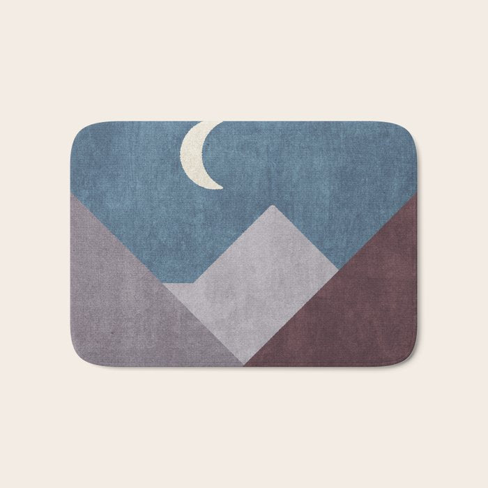 LANDSHAPES / Mountains - Night Bath Mat Gallery Image 1