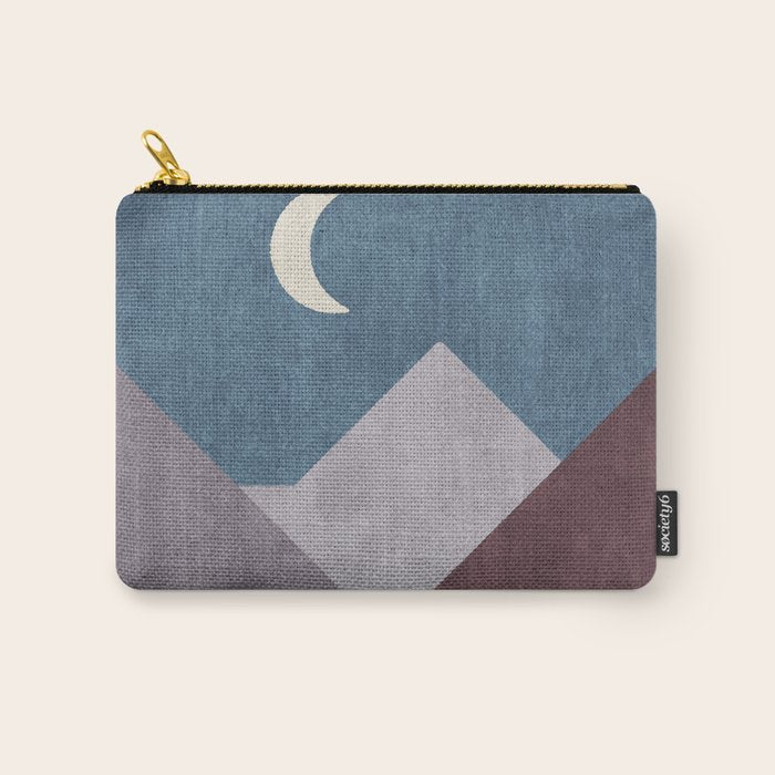 LANDSHAPES / Mountains - Night Carry All Pouch Gallery Image 1