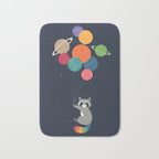 Space Raccoon Bath Mat Gallery Image 1