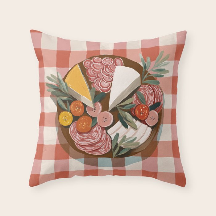Antipasto Picnic Throw Pillow Gallery Image 6