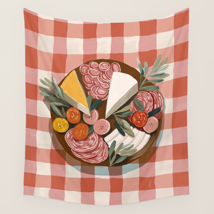 Antipasto Picnic Wall Tapestry Gallery Image 1