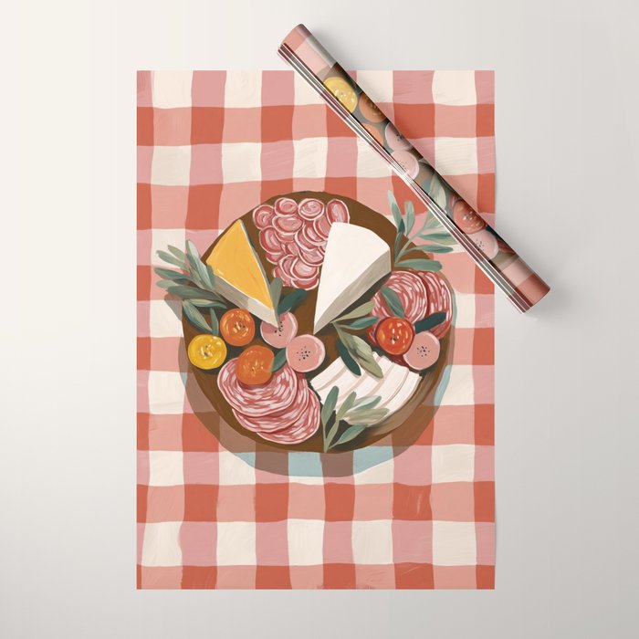 Antipasto Picnic Wrapping Paper Gallery Image 1
