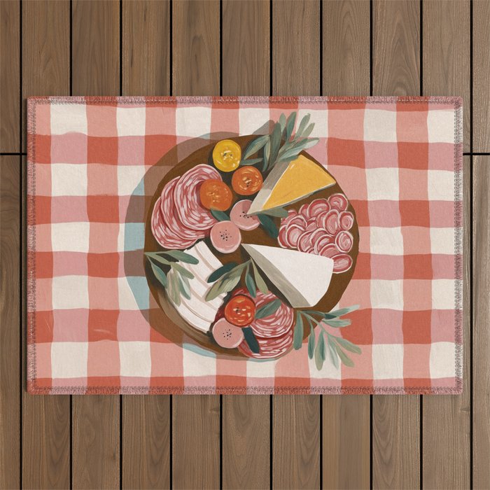 Antipasto Picnic Outdoor Rug Gallery Image 1