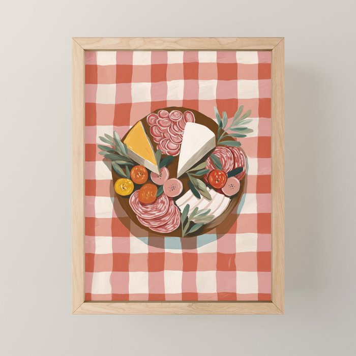 Antipasto Picnic Mini Art Print Gallery Image 1