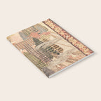 Antique 1920's Chinese Art Deco Abstract Landscape Tapestry Notebook Gallery Image 2