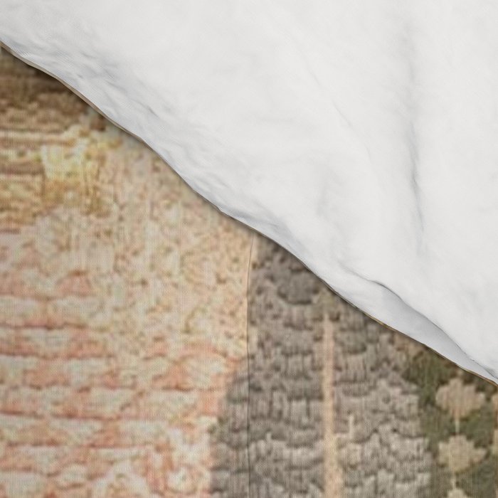 Antique 1920's Chinese Art Deco Abstract Landscape Tapestry Comforter Gallery Image 4