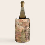 Antique 1920's Chinese Art Deco Abstract Landscape Tapestry Wine Chiller Gallery Image 1